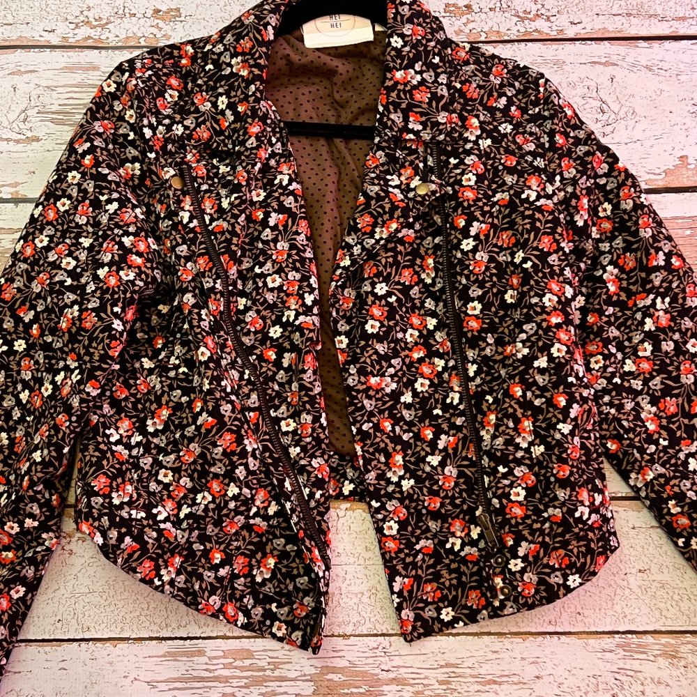 Hei Hei Cotton Moto Zip Jacket